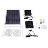 15w 18v Solar Panel Exhaust Fan Water Proof Energy Saving Solar Powered Fan Kit for Greenhouse Shed