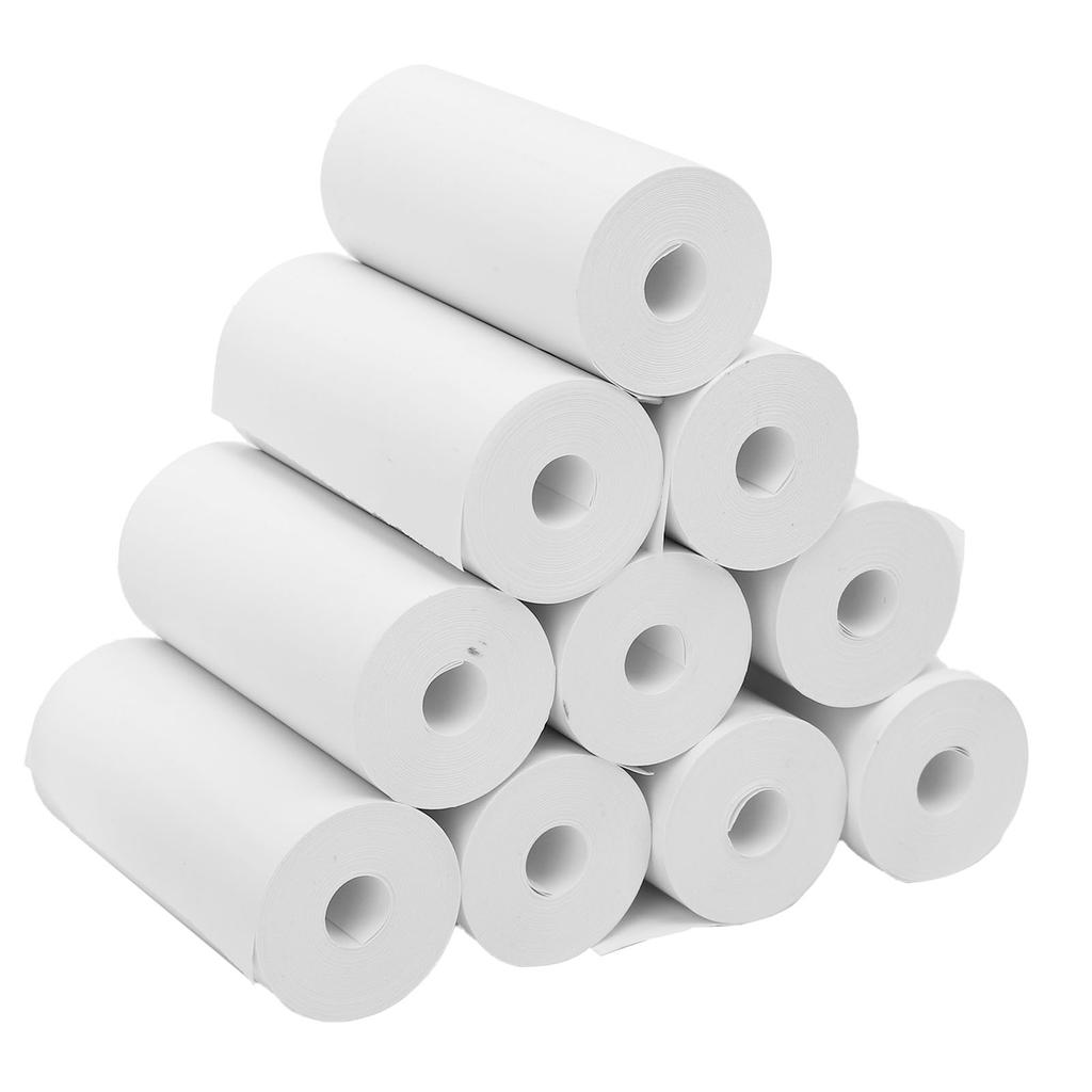 10 Rolls Instant Camera Print Paper 57x25mm Thermal Print Paper for Refill Spare Accessory
