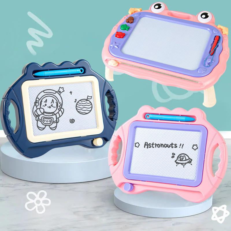 Kids Writing Magnetic Drawing Slate Magic Eraser Doodle Pad Color Board Sketch