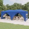 VidaXL Folding Reception Tent with Walls, Camping Gazebo, Picnic Gazebo, Garden Patio Pavilion 93542
