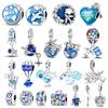 925 Sterling Silver Astronaut Space Series Earth Air Balloon Charms Beads FitNew Original Bracelets Anniversary Jewelry