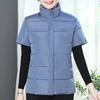 Women's Cotton Vest Short Sleeve Jacket Winter Cardigan Warm Loose Coat Designer Clothing Oversize Thickening