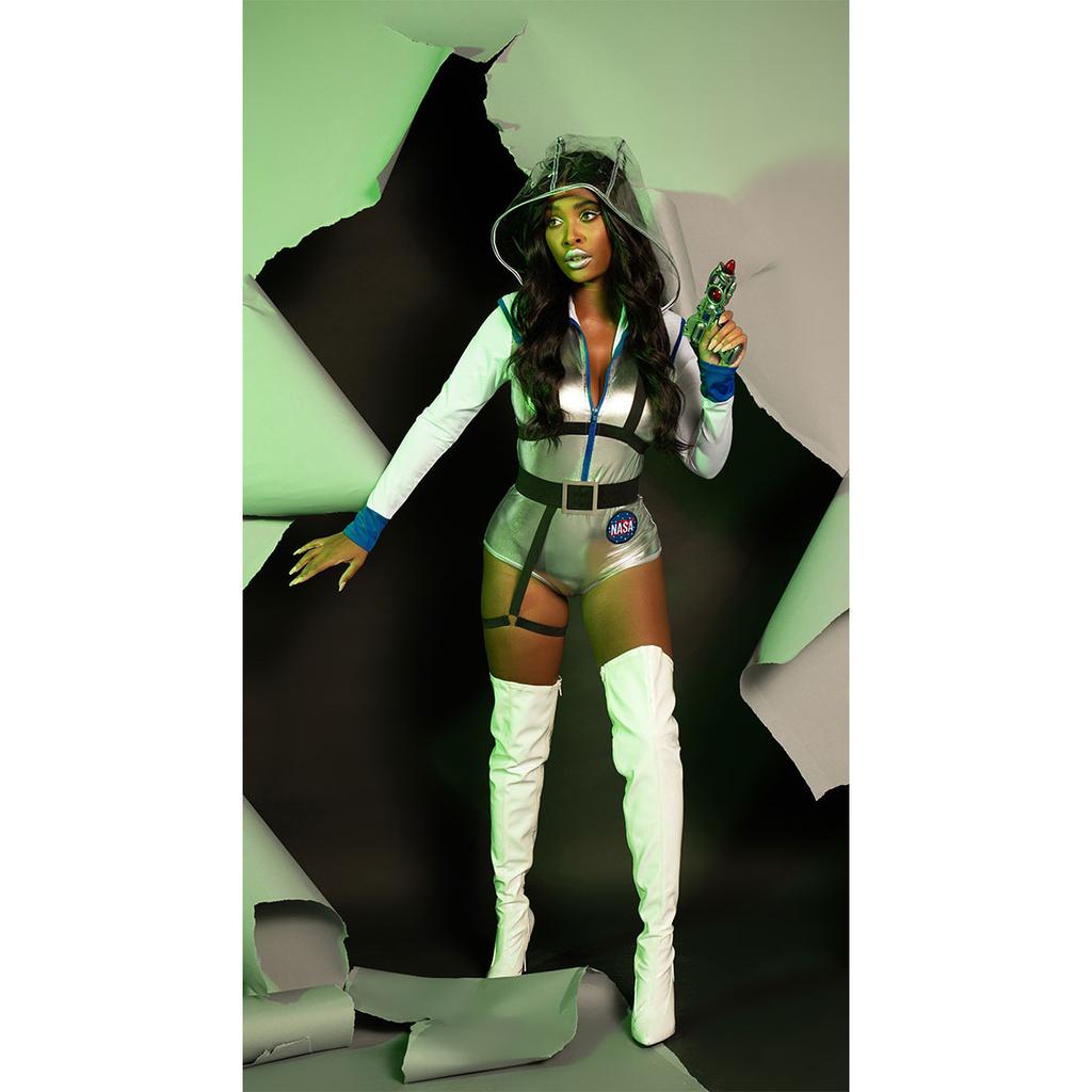 Sexy Space Suit, Cosplay NAA Aviation Suit, Jumpsuit Female Space Suit, Halloween Costume