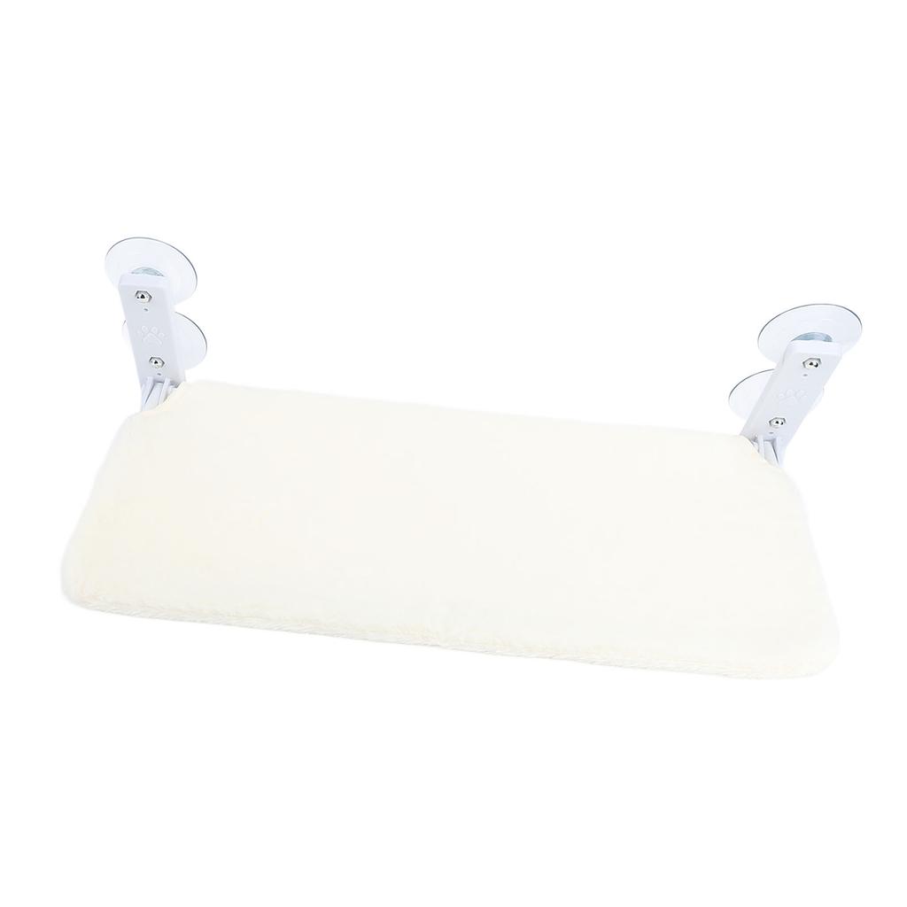 Cat Hammock with Suction Cup Stable Structure Nylon Space Saving Cat Window Perch for Home Indoor