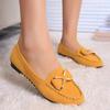 Elegant Butterfly-Knot Comfortable Suede Loafers Boat Shoes Comfort Slip-On Casual Walking Flats