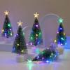 2023 Luminous Mini Christmas Trees Beautiful Small Artificial Xmas Trees Desk Decorations Christmas Home Decorations