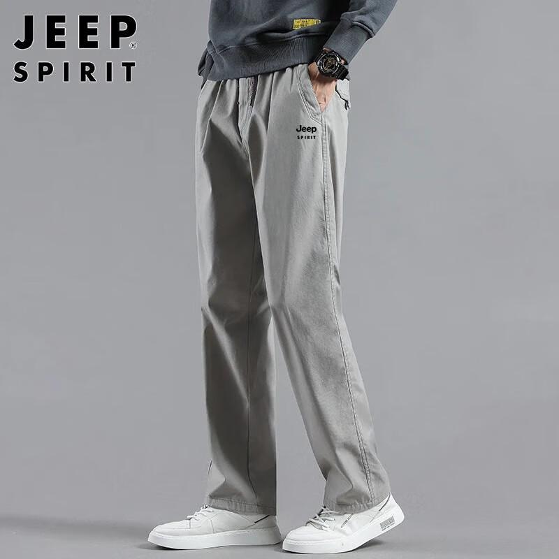 JEEP SPIRIT Men's Casual Straight-Leg Pants