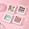 15pcs Clear Square Window Gift Boxes White Kraft Paper Present Package Display Boxes for Party Favor Treats Cookies Small Gifts or Crafts