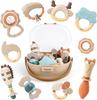 Baby Rattle and Teething Baby Shower Gift for Boys and Ages and 1 Baby Christmas Gift of Toys, 0-Year-Old Toys, Girls, 3, 6, 9, Year, Goods, Birthday,