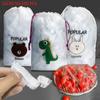100/50/20/10Pcs Reusable Fresh Food Storage Bags Elastic Bowl Plate Lids Kitchen Freezer Bag Food Cover Kitchen Food Fresh Seal Caps