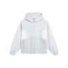 Wade Series Color Block Hooded Sports Jacket Men Jackets Stone-Gray Milk-White AFDT509-7