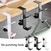 1/4pc Adjustable Desk Edge Hook Gaming Headset Desk Hanger Backpack Storage Hanging Hook Holder Punch-free Home Office Organizer