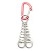 Deck Anchor Pegs with Spirng Buckle Retractable Spring Aluminium Alloy Wind Rope Anchor Outdoor