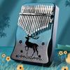 17/21 Keys Kalimba Solid Wood Music Keyboard Instruments Portable Thumb Piano Gift Instrument Accessories Leisure and Entertainment Device