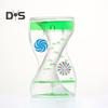 Liquid Motion Bubbler Timer Rotary Wheels Stress Relief Colorful Oil Dropping Hourglass Fidget Toy Home Office Desktop Decoration Kids Adults Gift