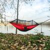 Outdoor Mosquito Net Hammock Camping Ultra Light Nylon Double Portable Hammock For Indoor, Camping, Camping, Travel, Yard, Beach