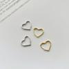 Hollow Love Earbuds Heart-shaped Earrings Temperament Retro Sweet Beauty Simple Design Earrings