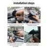 Rear View Mirror Suction Cup Rearview Mirror Wide Angle Hidden Aromatherapy 360 Degrees  Adjustment Angle Rear View
