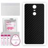apgo Protective Skin Sticker for the Back Compatible with Lenovo K6 Note, Wrap Film, Foil, Vinyl - Pattern Carbon Black