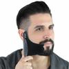 6-in-1 Beard Styling Template Comb Multi-function Beard Grooming Tool, Beard Measuring Ruler, Fragrance-free Plastic Bristle Beard Trimming Set