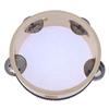 1Pc 15Cm Wooden Tambourine Drum Kids Handheld Drum Percussion Musical Instruments Toys For Children Educational Toys