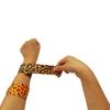 Children's Creative Animal Print Slap Bracelets Leopard Tiger Giraffe Pattern Woodland Theme Boys Birhday Party Gift Toys Favor