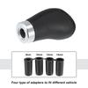 uxcell Universal 5-Speed PU Leather Auto Car Gear Lever Shifter Manual Stick Shift Knob Black