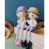 Showpiece | Cute Boy &Girl for Home Décor, Living Room, Bedroom | Wedding, Anniversary, Engagement, Birthday Gift for Girlfriend (Multicolour, 2 Pcs)