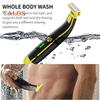 Men Electric Shaver Double-sided Blade Waterproof Rechargeable Mini Travel Razor Portable Hair Beard Trimmer Remover Tool Father Boyfriend Gift