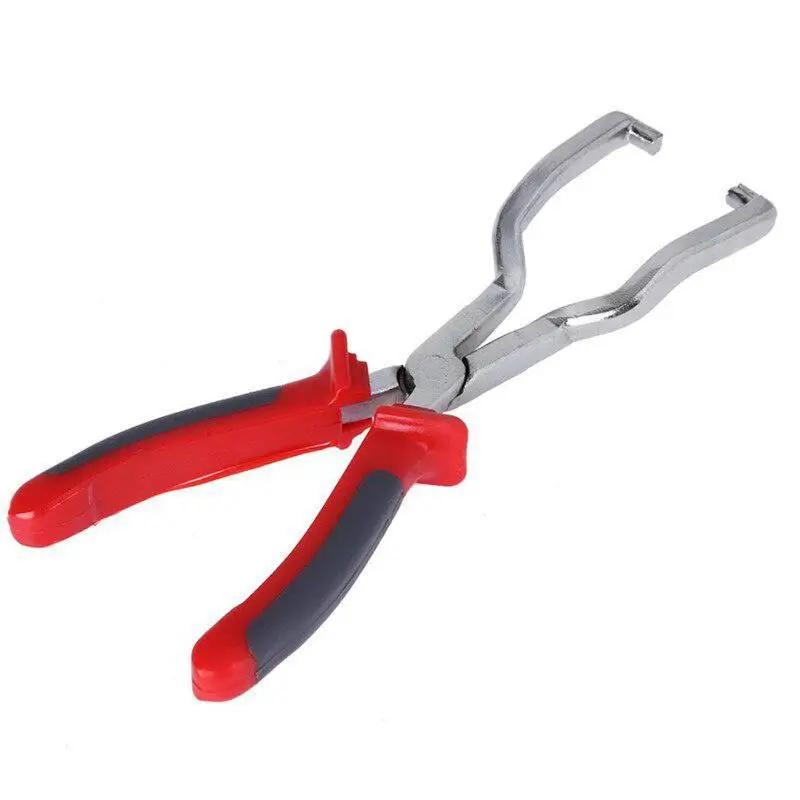 1PC Fuel Line Clip Pipe Plier Disconnect Removal Tool Car Hose Clamp Plier Car Angled Clip Plier Tube Bundle Removal Repair Tool
