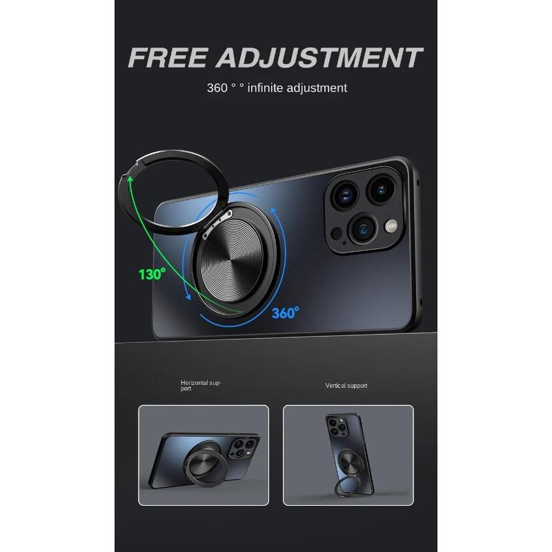 For Xiaomi Mi 14T Pro Case Hard Matte With Ring Stand Magnetic Protective Back Cover Case For Xiaomi Mi 13T 12T 14T Pro Shell