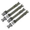 4PCS Molle System Straps MOLLE Backpack Accessory Straps Outdoor Sports Climbing Hiking Hunting Bag Chest Straps