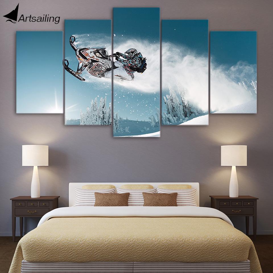 HD напечатанный лыжный ду лыжный ду фрирайд Картина на холсте украшение комнаты печать плакат изображение холст
