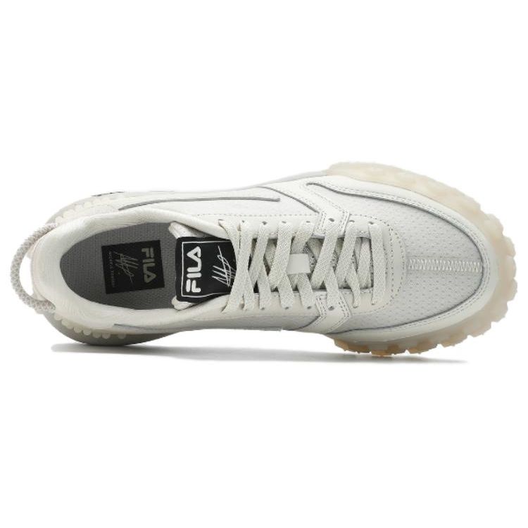 Fila Gara Fabric Leather Casual Shoes Women Sneakers White F12W413112FLW