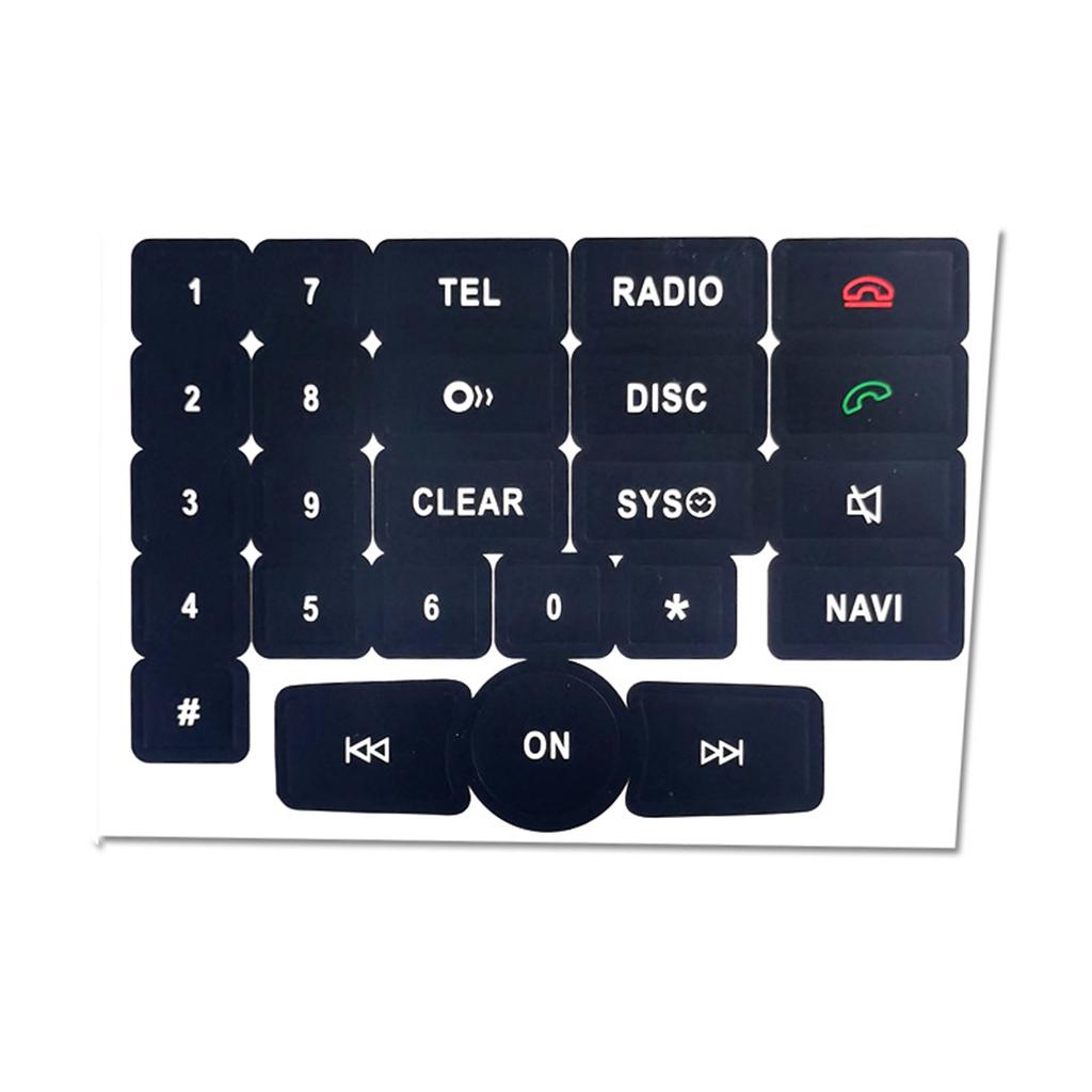 PVC Interior Car SwitchKnob Button Repair Decal Sticker For W204 S204 C204 R172 W218 W212 C207 A207 R231 W176 W246 X204