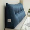 Triangular Headboard Pillow Bed Wedge Pillow with Side Pocket Headboard Back And Waist Support Cushion for Daybed Reading Relaxing