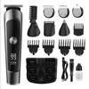 6 In 1 Professional Hair Trimmer Clipper Electric Scissors Cutting Machine Beard Removal Body Men Waterproof LCD Screen Beauty