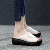 Fashion Women's Sandals Summer Platform Shoes Solid Color Comfort Ladies Slippers Non-Slip Fashion Beach Slides Footwear Mujer Sandalias