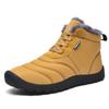 2025 Winter Cotton Boots Are Popular, Warm and Thickened Large-size Cotton Shoes, Northern Soft-soled Men's Medium-top Snow Boots.