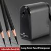 Artists Long Point Pencil Sharpener Manual for Art Charcoal Pencils/Drawing/Sketching Pencils Adjustable Points