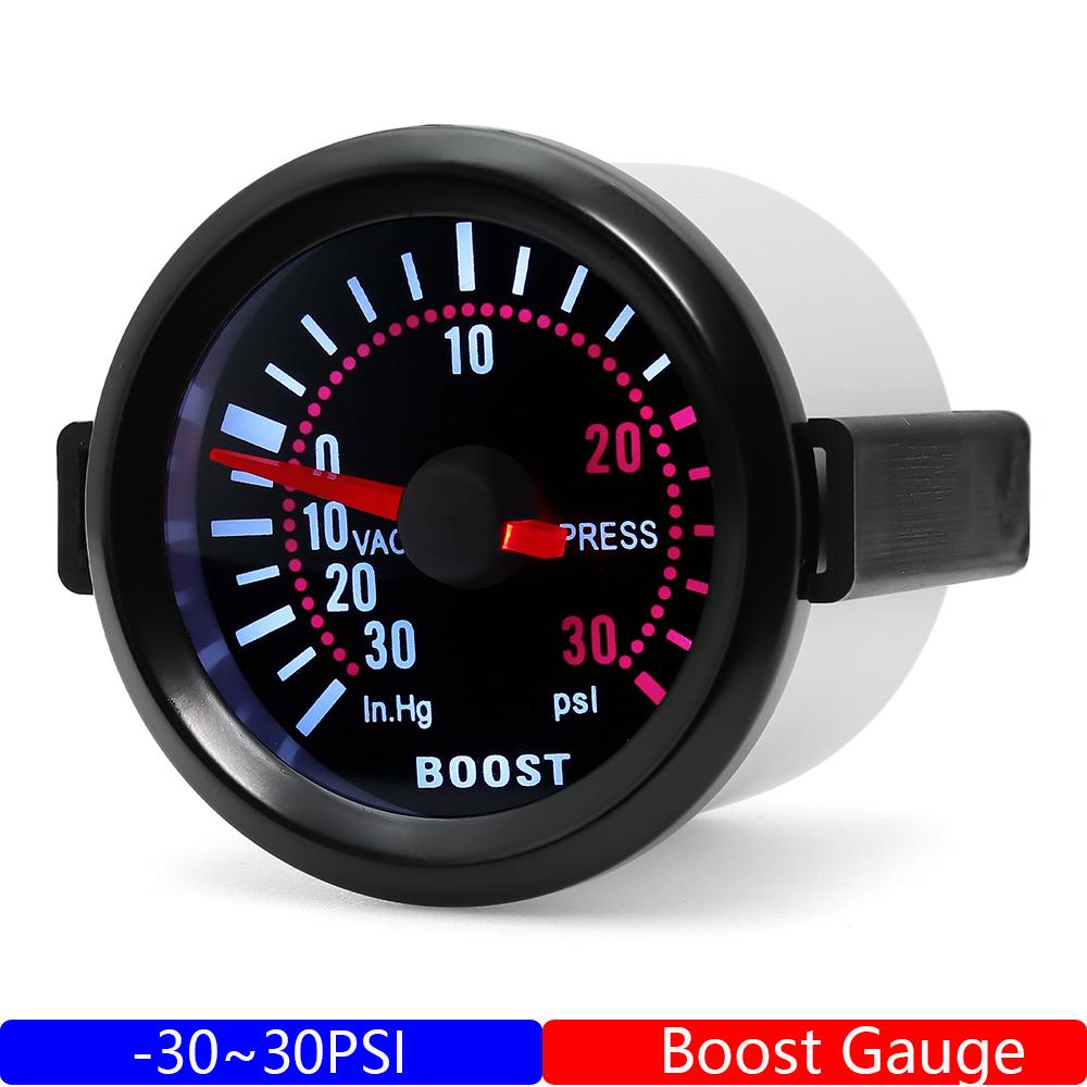 Universal Gasoline Car 2"; 52MM Tachometer/Water Temperature/Oil Temp Meter/Boost Meter PSI Bar/Oil Pressure Gauge with