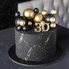 20 Pcs Ball Cake Topper Decorations Mini Balloons Cake Topper Sticks Gold Balls Cake Picks Cake Topper Balls Cake Decorations