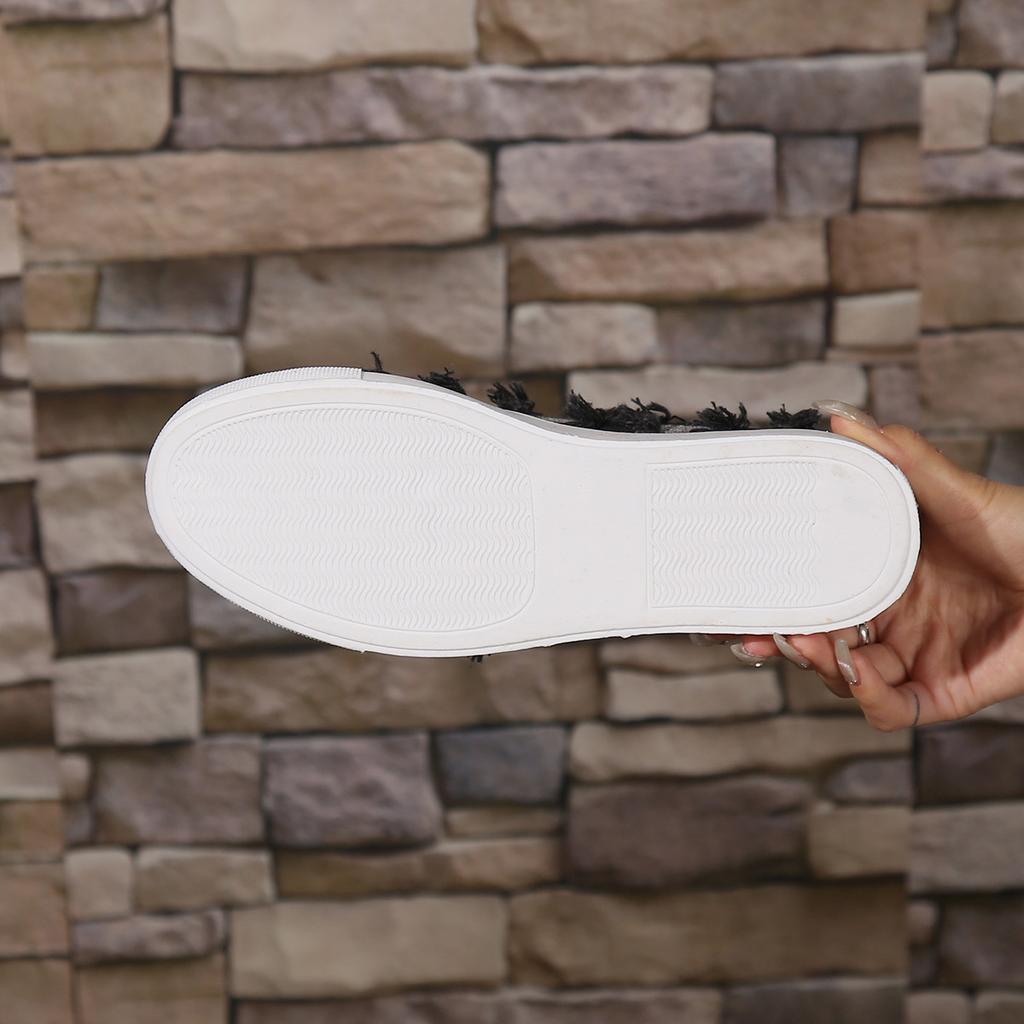 Plus Size Sneakers Women Casual Flat Canvas Shoes Denim Shoes Flat Canvas Tennis Shoes