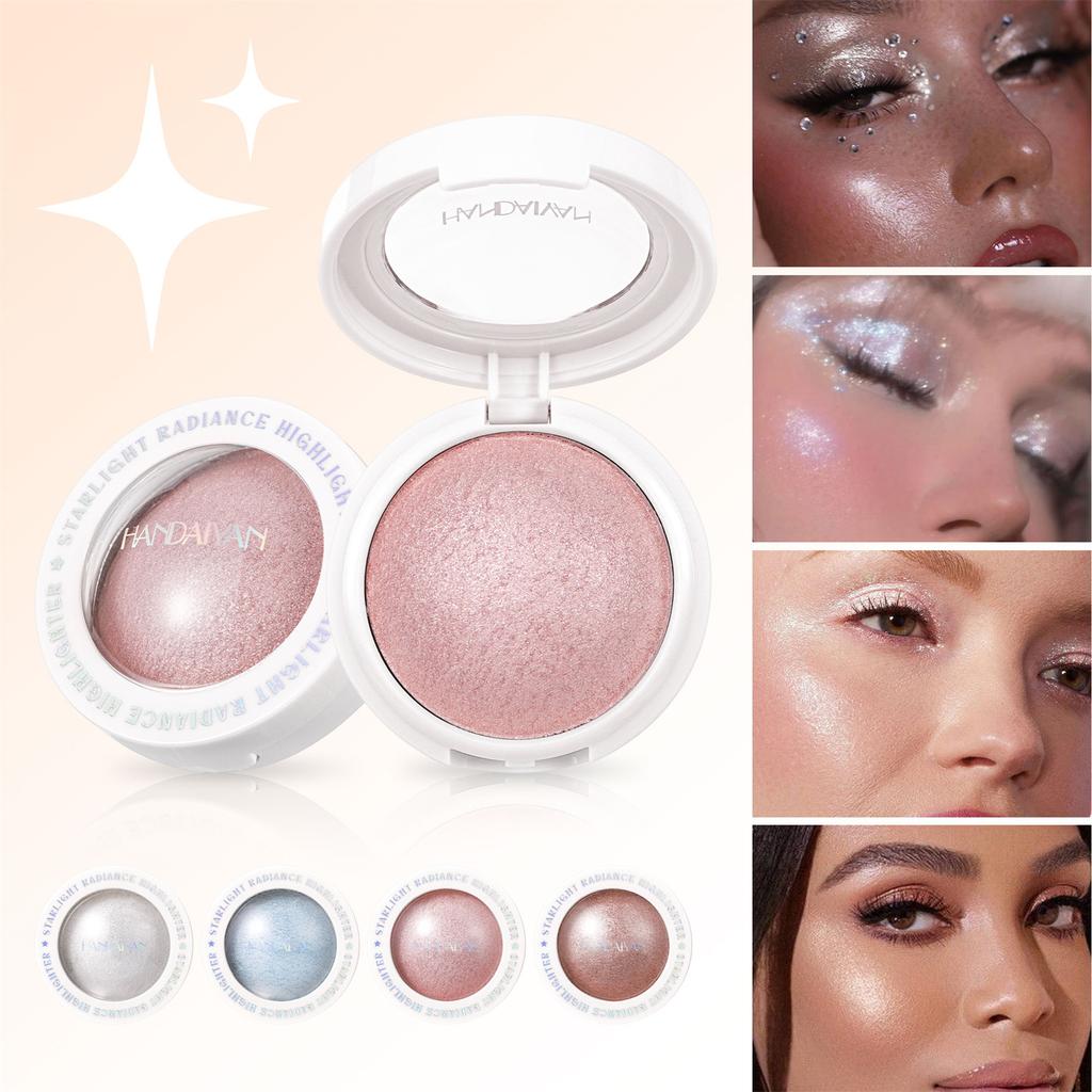 Highgloss Makeup Highlighter Smooth Mashed Potato Texture Highlight Pearlescent Contour Long-lasting Waterproof Body Highlight