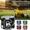 Captain C Armband Adjustable Unisex Adults Teens Football Soccer Training Team Captain Arm Band Elastic Strap Sports Accessories