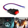 Double Flash Switch for Motorcycle and Scooter Hazard Light and Emergency Lamp Button Electric Vehicles Stay Safe On the Road