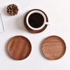 Solid Wood Serving Tray Small and Compact Fruit Platter Household Coffee Afternoon Tea Tray Simple Kitchen Bread Dim Sum Plate