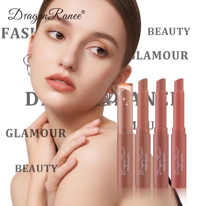 1Pc Nude Matte Lipstick Waterproof Long Lasting Lip Sticks Not Fading Sexy Red Velvet Lipsticks Women Make Up Cosmetics
