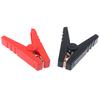 2Pcs Large 100A Crocodile Alligator Clips Car Battery Chargers Insulated Clamp