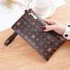 Women Fashion Printed Leather Clutch Purse Zipper Wallet Phone Card Holder Handbags